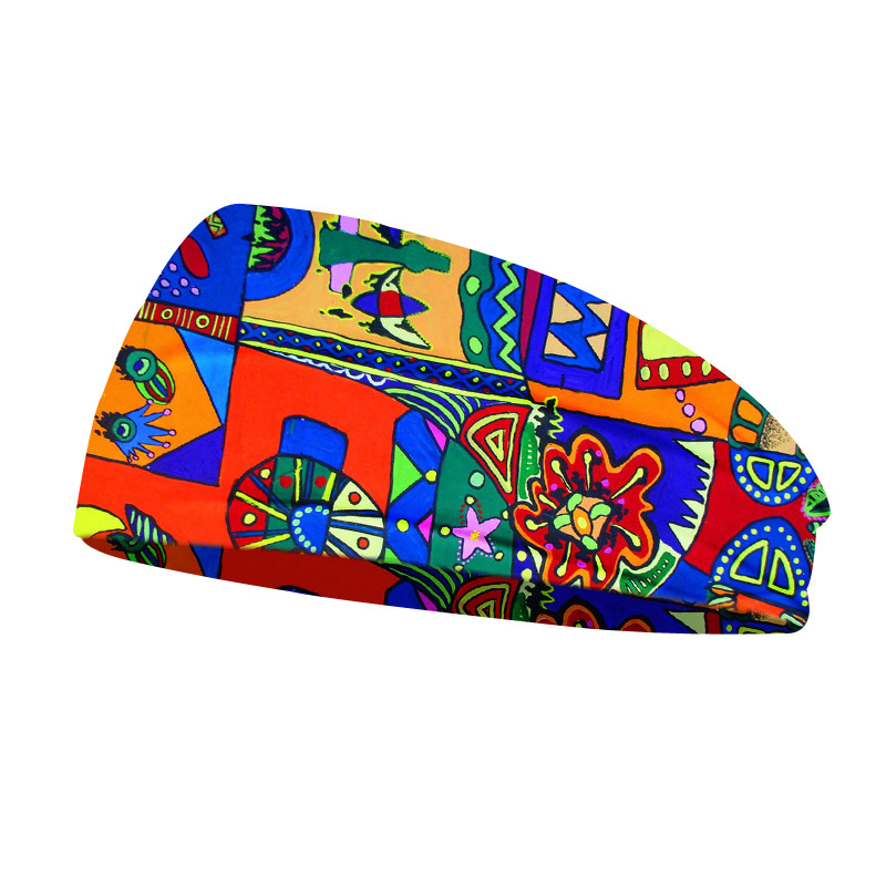 Outdoor Sport Gym - Bandeau de Yoga élastique unisexe, Graffiti