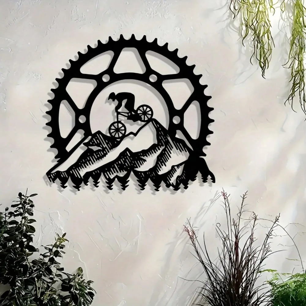 Outdoor Sport Gear - Art mural en métal vintage pour