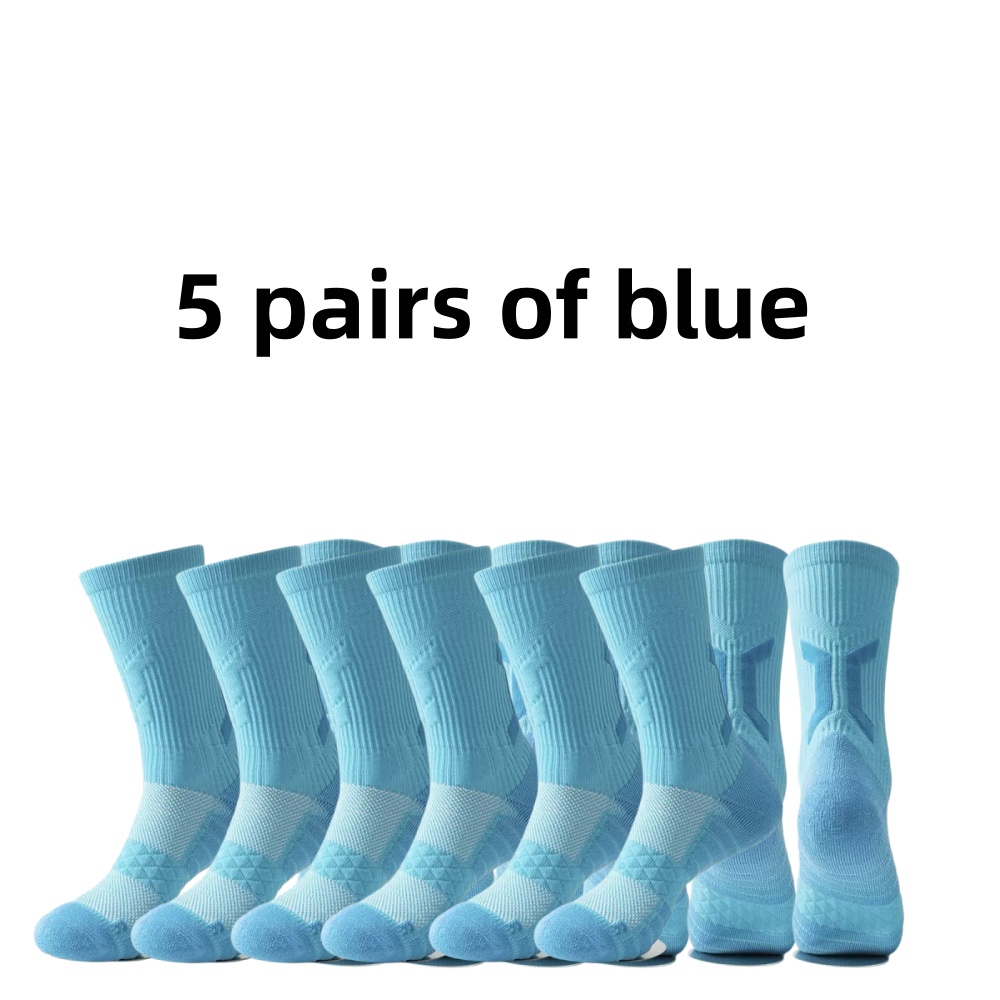 Outdoor Sports Center - 5 paires de chaussettes de basket-ball