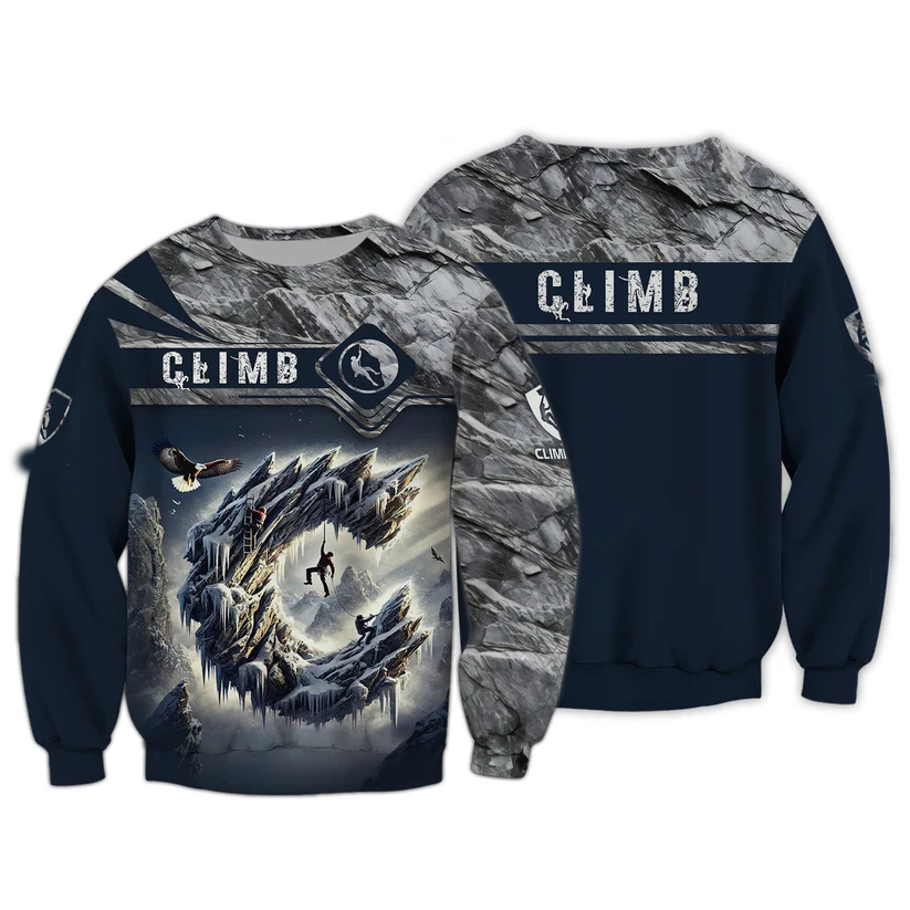 Outdoor Sport Club - T-shirt à manches longues pour homme,