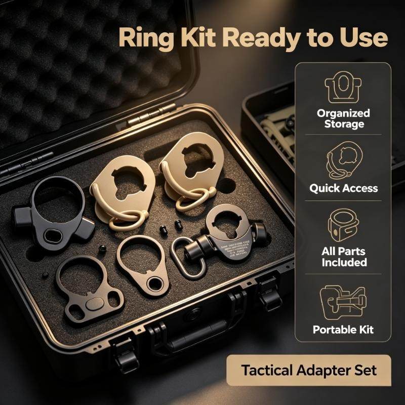 Outdoor Sport Hobbies - Adaptateur pivotant à déconnexion rapide en