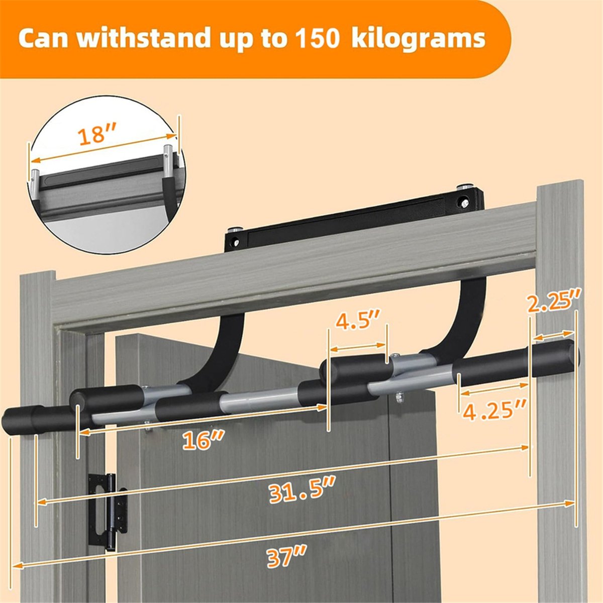 Barre de traction murale ABST  - Chin Bar Doorway avis et prix