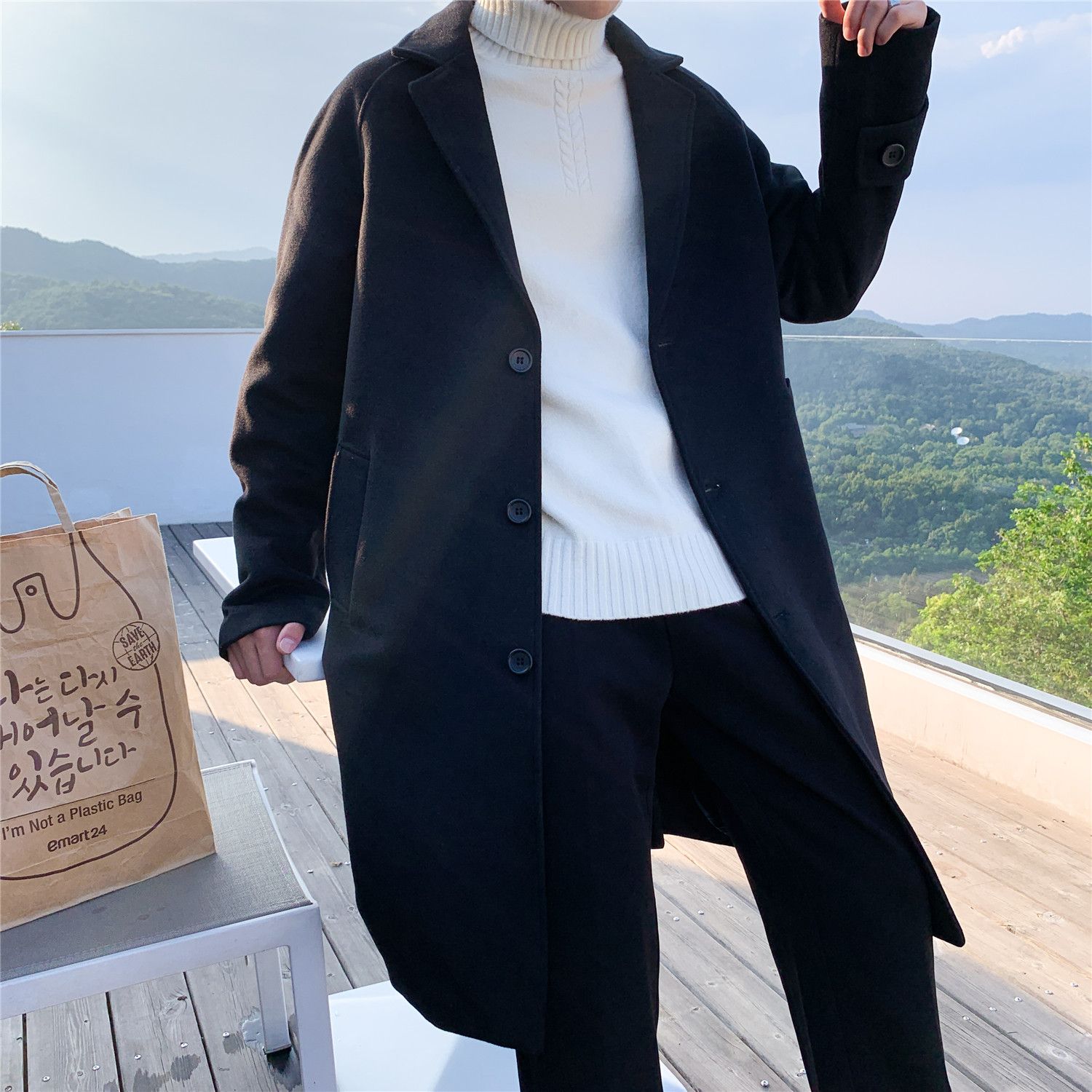Manteau en mélange de laine gr - Outdoor Sport Hobbies avis et prix