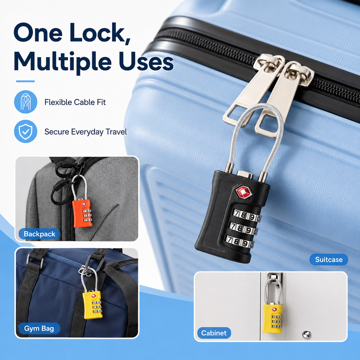Cadenas à câble à combinaison  - Outdoor Sport Backpack avis et prix