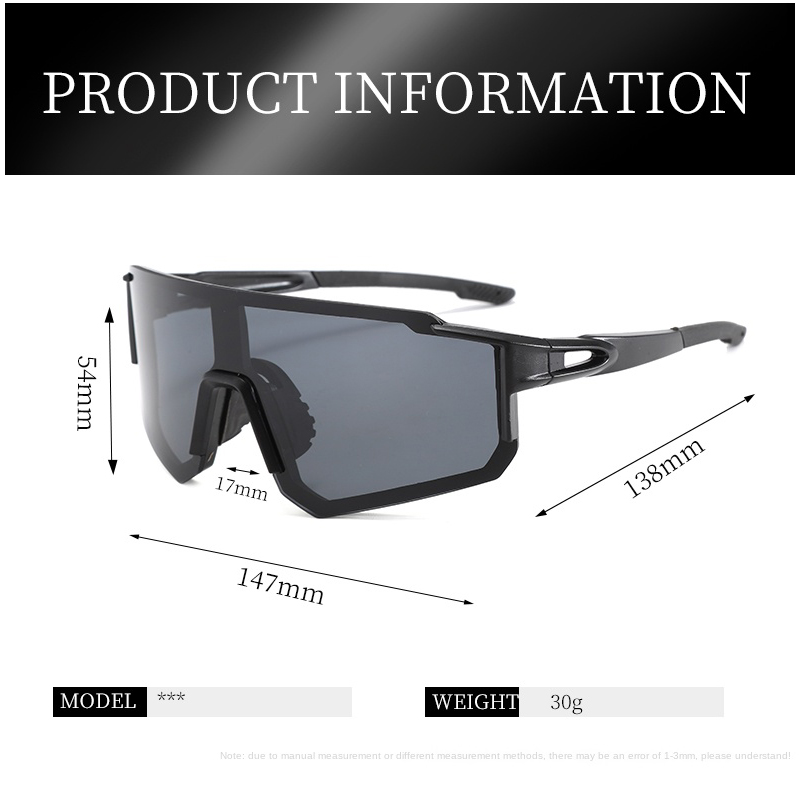 Lunettes de vélo surdimensionn - Outdoor Sport Glasses avis et prix